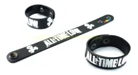 ALL TIME LOW ริสแบนด์ Wristband คุณภาพต่างประเทศ ส่งออก USA UK และยุโรป สินค้าส่งต่างประเทศ ปรับขนาดข้อมือได้สองขนาด พร้อมส่งทุกเส้น ATL134NNN