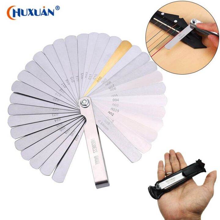 32 Blades Metric Thickness Gage Set Tappet Valve Feeler Gauge Gauges