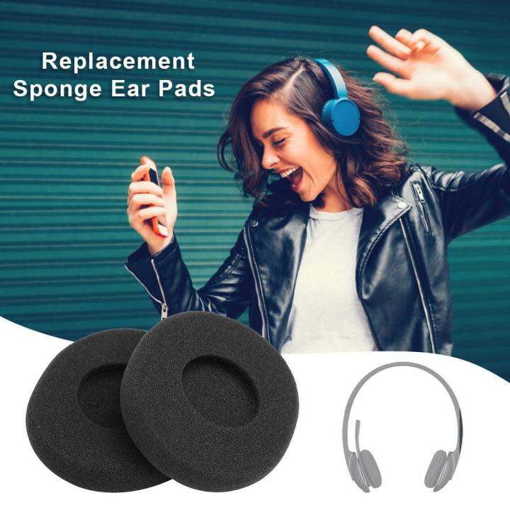 1 Pair Sponge Replacement Headphone Pad Headset Ear Pads for Logitech