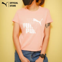 Puma Mirrored Womens Graphic Tee เสื้อยืดผู้หญิง สีชมพู