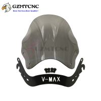 VMAX1200 VMAX1300 Motorcycle Windshield ABS Plastic WindScreen w/ Mount Bracket Kit for Yamaha V-MAX VMAX 1200/1300 1985-2007