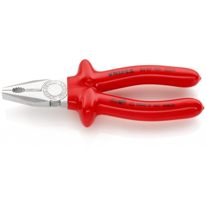 knipex-03-07-180-combination-pliers-1000v-insulated-180-mm