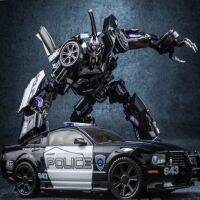 Black Mamba Alloy Fine Coating Transformation Version LS02 Transforming Toy ผู้พิพากษา Diamond Roadblocks รถตำรวจ