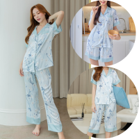 ชุดนอน Muslin pajamas  ชุดนอน Silk Satin  ผ้านุ่มลื่น ใส่สบาย ไม่ร้อน (รุ่น T780,L780,N780)