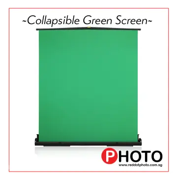 Elgato Green Screen - Collapsible Chroma Key Backdrop, Wrinkle-Resistant  Fabric and Ultra-Quick Setup for background removal for Streaming, Video