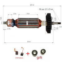 GJPJ-Ac220-240v Armature Anchor Replace For Makita Ga5030 Ga4530 Ga4030 Ga5034 Ga4534 Ga4031 Pj7000 Ga4030r Ga4034 Engine Rotor