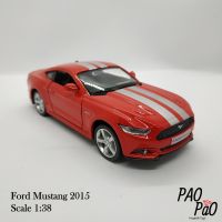 [PaoPao]โมเดลรถเหล็ก FORD MUSTANG 2015 ของขวัญ ของเล่น ของสะสม ของแต่งบ้าน ตั้งโชว์ ไขลานวิ่งได้