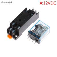 shounagui AC220V 12VDC 24VDC 24VAC 5A 8PIN COIL Power MY2N-J รีเลย์ HH52P พร้อมฐานซ็อกเก็ต