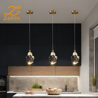 220V110V Modern Pendant Lights Bedroom Led Full ss Crystal Nordic Lamp Luminaire Suspension Decoration Salon Hanging Lamps