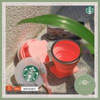 『Starbucks』แก้วพับได้สตาร์บัคส์ | Bearista Foldable Cup บริการเก็บเงินปลายทาง ร้าน PP702