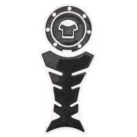 【cw】 2x Motorcycle Carbon Fiber Tank Pad Protector Sticker For Honda Yamaha Kawasaki Suzuki Ducati Universal Fishbone ！