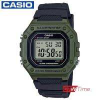 Casio Digital นาฬิกาข้อมือ ชาย/หญิง สายเรซิ่น รุ่น W-218H