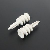 Freeshipping 12X32 14X42 Expand Nail Ribbed Plastic Anchor Expansion Pipe Tube Wall Plugs For Self-tapping Screws Wire Connector