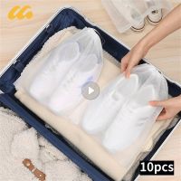 10PCS Non-woven Shoes Storage Bag Anti-yellow Waterproof Pocket Drying Shoes Protect Shoes Portable Storage Travel Organizers