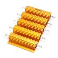 Gold Aluminum Clad Power Resistor Resistance 100W