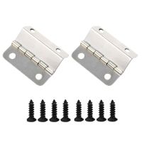 2Pcs Cabinet Folding Hinge Wooden Box Hinge Hardware for Cabinet Jewelry Box Dropship