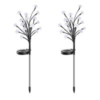 Solar Garden Lights Decorative Lights Outdoor Solar Flower Light Multicolor Solar Stake Light for Patio, Yard, Pathway