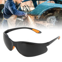 แว่นตานิรภัยสีดำ แว่นตาเชื่อม ทนต่อแรงกระแทก UV Proof Anti Glare Goggles