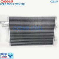 แผงแอร์ ฟอร์ด โฟกัส ปี 2005-2011 CD0157 AC Condenser Ford Focus 2005-2011 โฟกัส05 รังผึ้งแอร์ แผงรังผึ้ง แผงคอยล์ร้อน