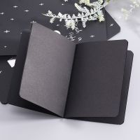 60 Page New Sketchbook Diary For Drawing Painting Book School Gift Graffiti Sketch Office Notebook Paper Supply Black Cover