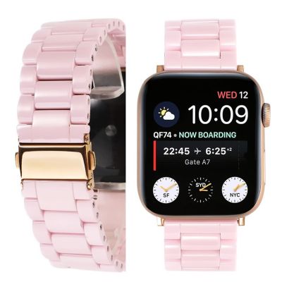 สร้อยข้อมือเซรามิกสำหรับนาฬิกา Apple SE Band 40มม. 44มม. 45มม. ซีรี่ส์7 6 5 4 3 2 1สายรัดสำหรับ IWatch ข้อมือ42มม. 44มม.