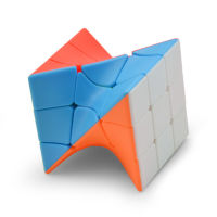 Lefang Magic Cube Twist 3X3สีทึบพิเศษ Stickerless Magic Cube