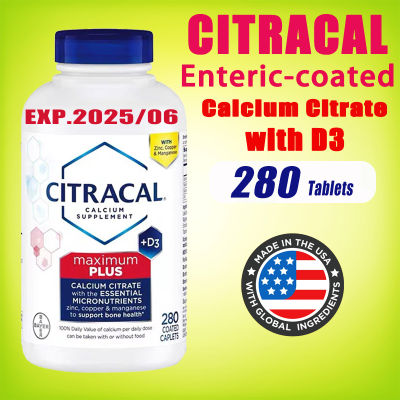 Bayer Calcium Citrate + D3 280 Caplets