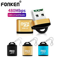 FONKEN USBแบบมัลติฟังก์ชั่นเครื่องอ่านการ์ดมินิความเร็วสูงMicro SD/TFโทรศัพท์มือถือการ์ดความจำเครื่องอ่านการ์ดแบบพกพา