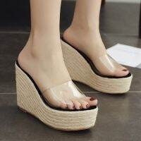 รองเท้าแฟชั่นสไตล์สวยงาม 4.53 นิ้ว Wedges (ขนาด 34-40)