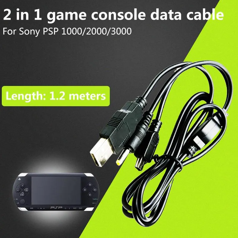 USB Data Cable Charger Cable Charger Wire Durable 2-In-1 USB Port for Sony  PSP 1000 / 2000 / 3000 USB Cable Console Controller Data Charge Cable Video  Games Power Supply Adaptor | Lazada PH