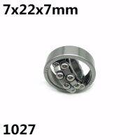 1pcs 1027 7x22x7 mm Double Row Self-aligning ball bearing High quality Axles  Bearings Seals