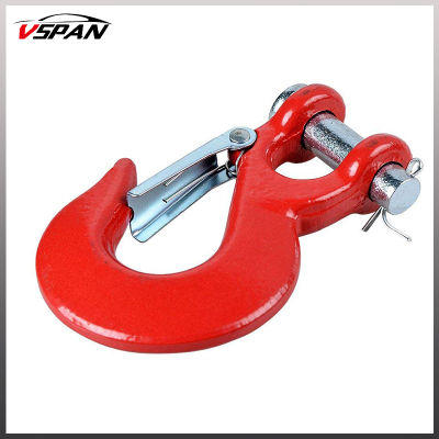 35000Lbs16T Capacity Half-Link C Safety Latch Swivel Winch Hook for Car JK TJ Offroad Towing Recovery Kits 4X4 Accessories