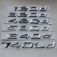 Chrome Letters Emblem for BMW 6 Series 630d 640d Car Styling Rear Tailgate Bumper Logo Lettering Badge Trunk Emblem Logo Sticker