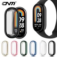 Screen Protector Case for Xiaomi Mi Band 8 Full Coverage Bumper Soft TPU Protective Case Cover for Xiaomi Band8 Accessories Smartwatches