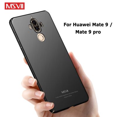 เคสคู่9แผ่นบางเป็นพิเศษ Msvii สำหรับ Huawei Mate9 Pro เคสพีซีแบบหนาปลอกสำหรับ Huawei Mate 9เคสโทรศัพท์ Huawei CarterFa