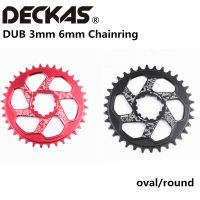 DECKAS DUB Crankset จักรยานจักรยานมงกุฎอลูมิเนียม3มิลลิเมตร6มิลลิเมตรชดเชยรอบรูปไข่ Chainring สำหรับ Sram SX NX GX X01 XX1 MTB Crankset