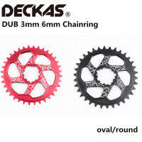 DECKAS DUB Crankset Basikal Basikal Crown อลูมิเนียมอัลลอยด์3Mm 6Mm ชดเชยวงรีรูปไข่กลมสำหรับ Sram SX NX GX X01 XX1ข้อเหวี่ยง MTB