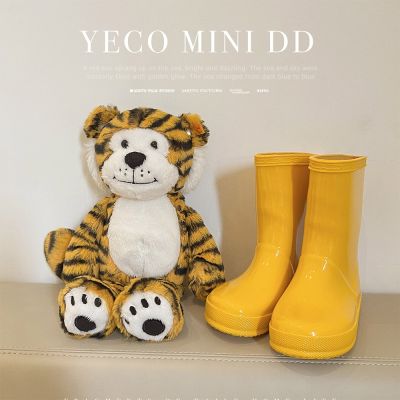 ✶♟ 2023 children new rain boot boy baby girl child boots of portable waterproof non-slip shoes