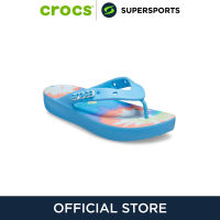 CROCS Classic Platform TieDye รองเท้าแตะผู้หญิง