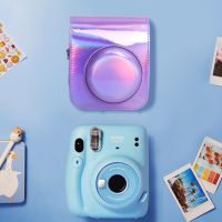 สำหรับกระเป๋ากล้องฟิล์ม Fujifilm มี Tali Bahu สำหรับ Instax Mini 11เคสกล้องหนัง PU อ่อนนุ่มถุงปลอกซิลิโคน