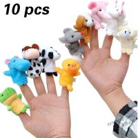 10pcs Soft Baby Hand Puppet Dolls Parent-child Game Props Neonatal