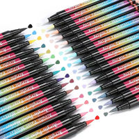 Low Odor Multiple Colors Glass Brush Acrylic Marking Acrylic Marker DIY Marker Pen Soft Headed Gouache Pen