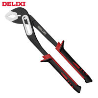 Delixi Water Pump Pliers Multi-function Chrome Vanadium Steel Large Opening Pliers Universal Wrench Water Pliers