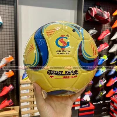 Quả Bóng Geru Star Futsal 2030 (Vàng-Đỏ) Loại Khâu Tay Bóng 2030