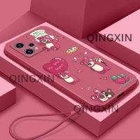 เคสลายการ์ตูนอนิเมะน่ารักสำหรับ Realme 9เคสโทรศัพท์ฟรีสายคล้องดีไซน์ TPU อ่อนลายการ์ตูนเคสนิ่มที่ได้รับความนิยม