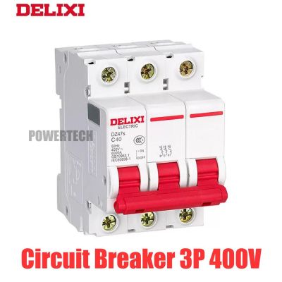 มาใหม่ เบรคเกอร์ เมนเบรคเกอร์ เซอร์กิตเบรกเกอร์ DELIXI Circuit Breaker 3P 400V คุ้มสุดสุด เบรก เกอร์ กัน ดูด เบรก เกอร์ ไฟ บ้าน เบรก เกอร์ 3 เฟส เซฟตี้ เบรก เกอร์