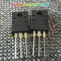 5ชิ้น TO-220F SSS2N60 2N60 2A TO220F/600V N-Channel MOSFET ทรานซิสเตอร์ใหม่แบบดั้งเดิม