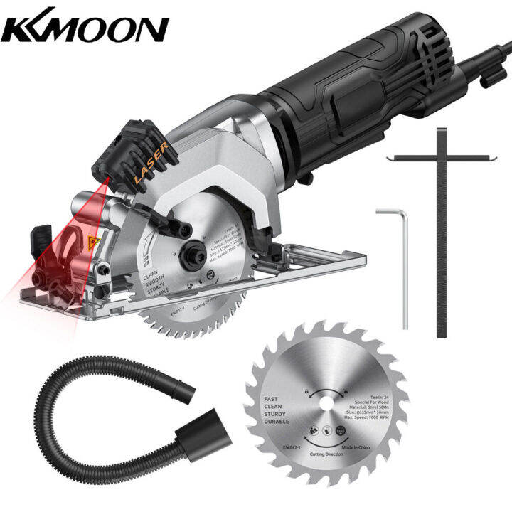 KKmoon Mini Circular Saw 4.8 Amp 4 1 2 Inch Compact Circular Saw