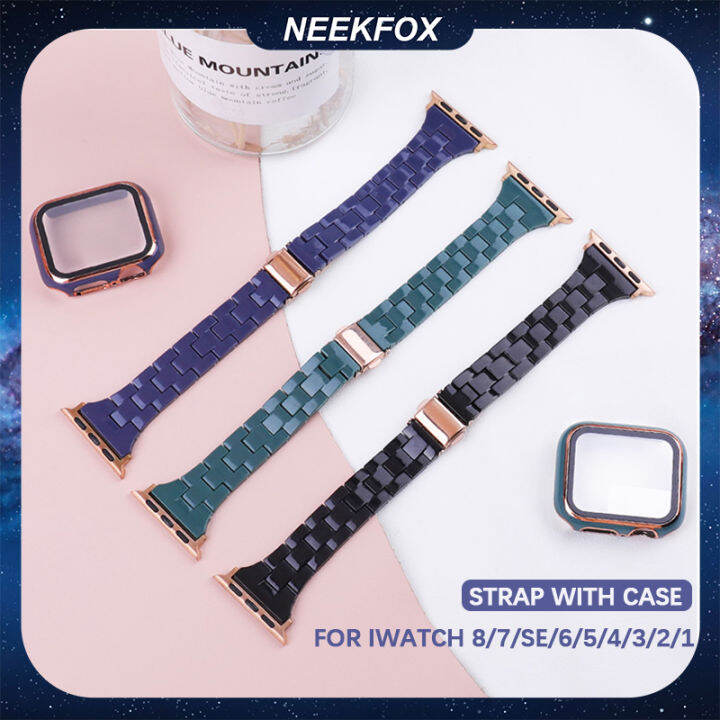NEEKFOX PC Strap + Case Compatible for Apple Watch Band 45mm 41mm 44mm 40mm 42mm 38mm Fashion Pure Color Watchband with Double Color Case for i Watch 8/7/6/SE/5/4/3/2/1 Combination Products Accessories | Lazada Neekfox Pc Strap + Case Compatible For Apple Watch Band 45Mm 41Mm 44Mm 40Mm 42Mm 38Mm Fashion Pure Color Watchband With Double Color Case For I Watch 8/7/6/Se/5/4/3/2/1 Combination Products Accessories | Lazada