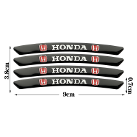 4 PCS ป้ายรถอลูมิเนียมล้อสติกเกอร์ Honda ขอบสติกเกอร์ตกแต่งสำหรับ Civic Accord City CRV Hrv Jazz CBR VTX VFR